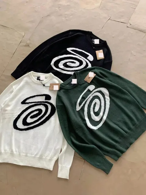 Stüssy Knit Sweater Spiral Logo