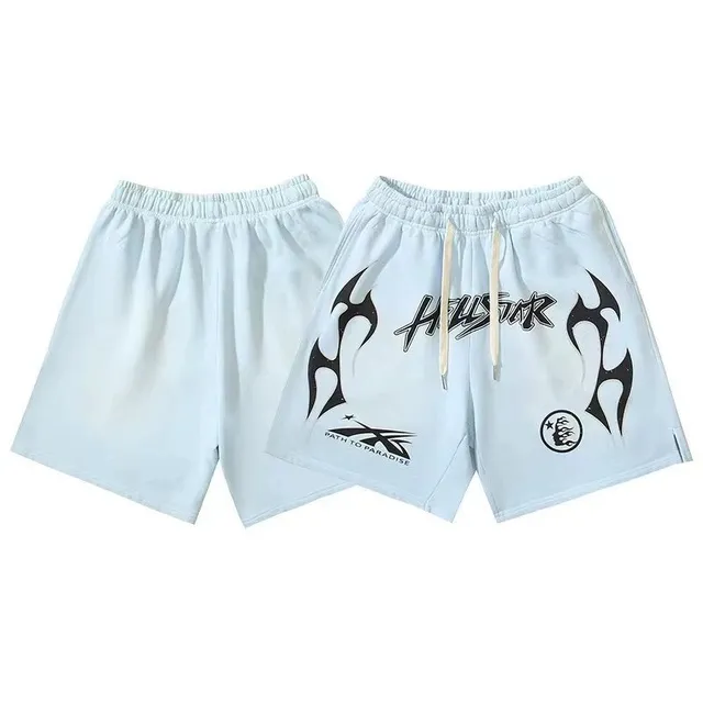 Hellstar Graphic Shorts Flame Print