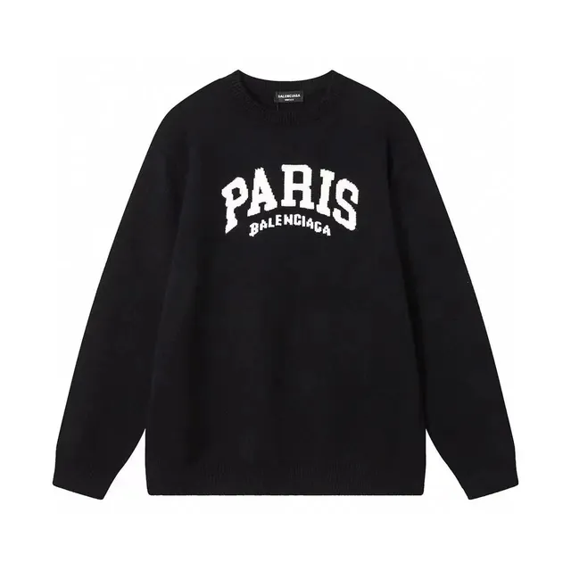 Balenciaga Knit Sweater Paris Arch Logo
