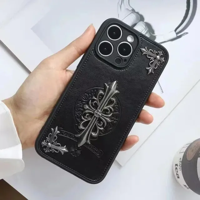 Chrome Hearts Phone Case Cross Motif