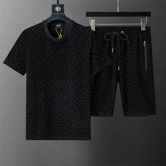 Hugo Boss Logo-Print Set All-Over Monogram