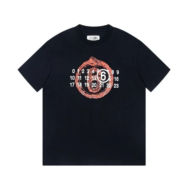 Maison Margiela T-Shirt Numbers Logo Print