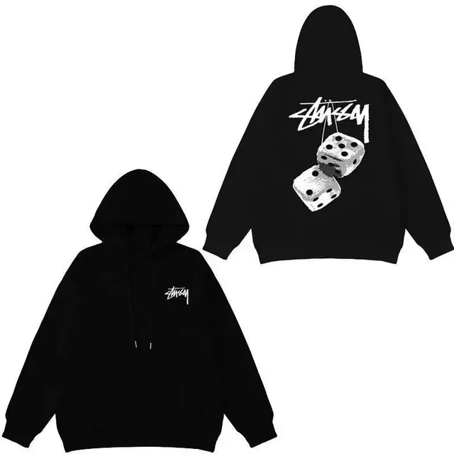 Stüssy Hooded Sweatshirt Dice Print