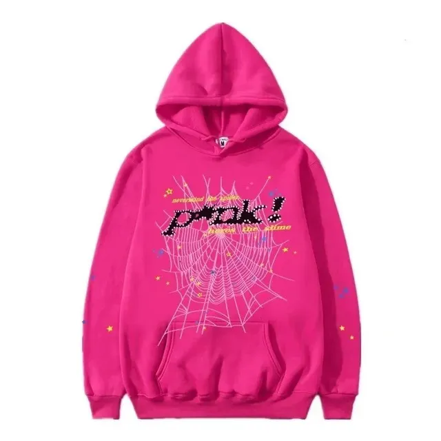 Sp5der Hoodie Spider Web Print
