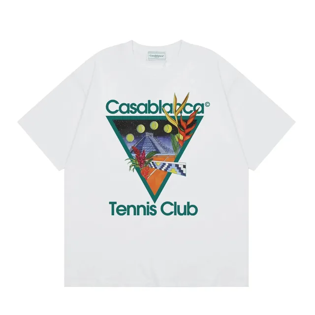 Casablanca Tennis Club Tee Pyramid Graphic