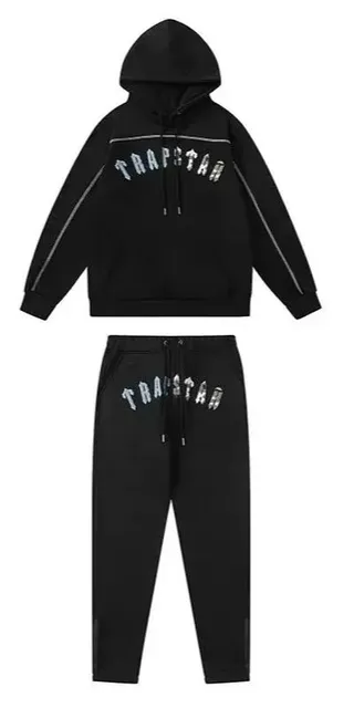 Trapstar Hoodie and Joggers Set Logo Arch Print