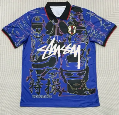 Stüssy Graphic Jersey Tokusatsu Print