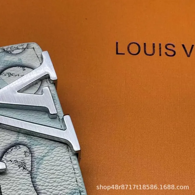 Louis Vuitton LV Belt Monogram Empreinte with Silver Buckle