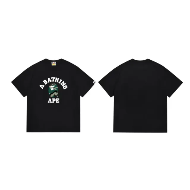 BAPE Graphic Tee Camo Ape Head