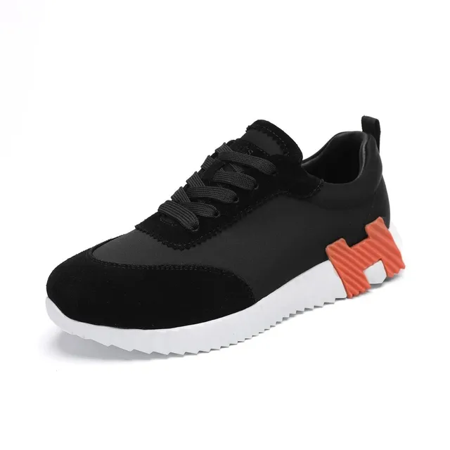 Hermès H-Racer Sneaker Black Orange