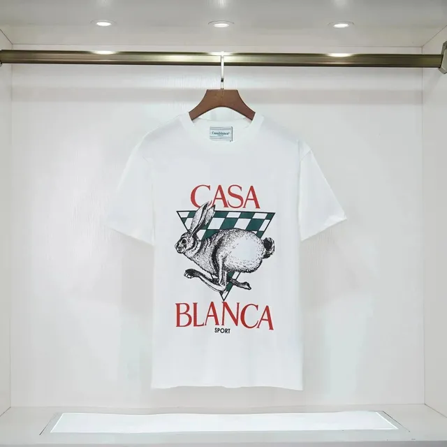 Casablanca Graphic Tee Rabbit Checkered Logo