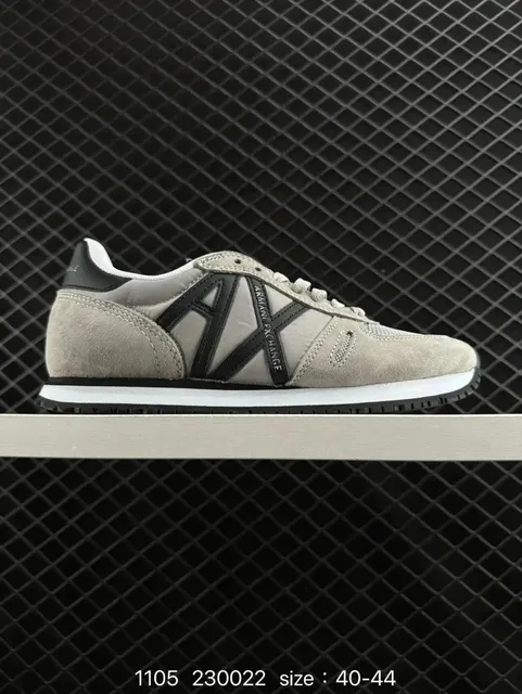 Emporio Armani AX Sneaker Grey Suede