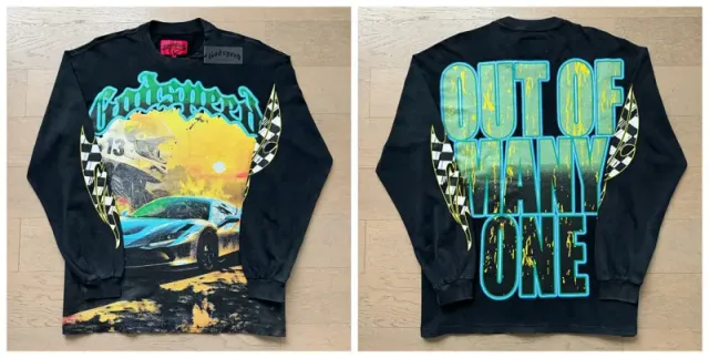 Godspeed Long Sleeve Tee Out of Many One Graphic