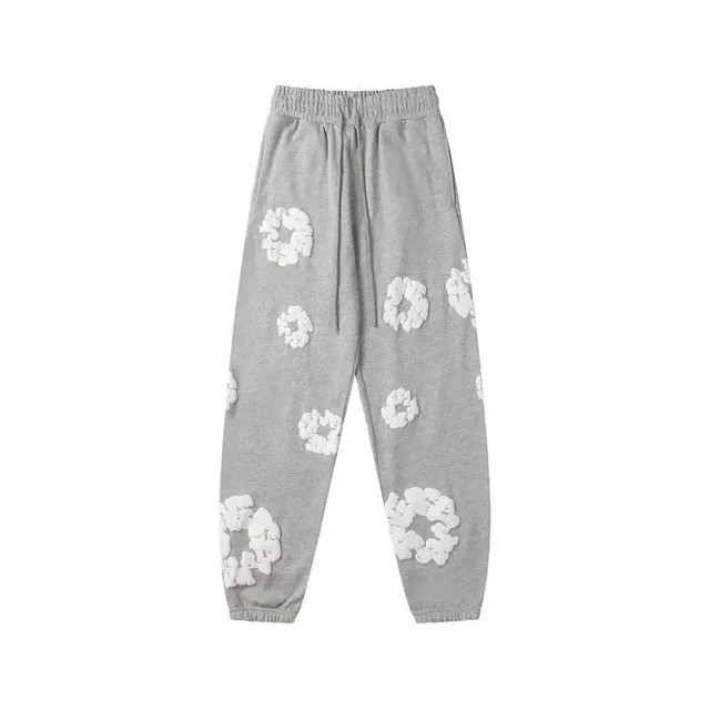 Denim Tears Scrunchie Joggers Embroidered Scrunchie Print