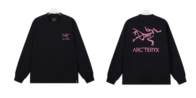 Arc'teryx Long-Sleeve T-Shirt Pink Logo