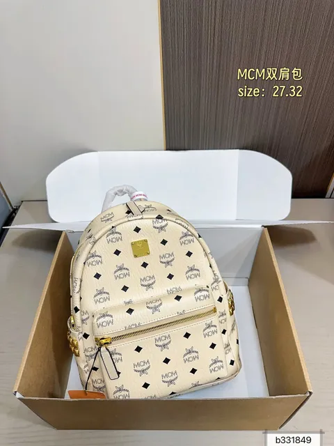 MCM Mini Backpack Visetos Monogram