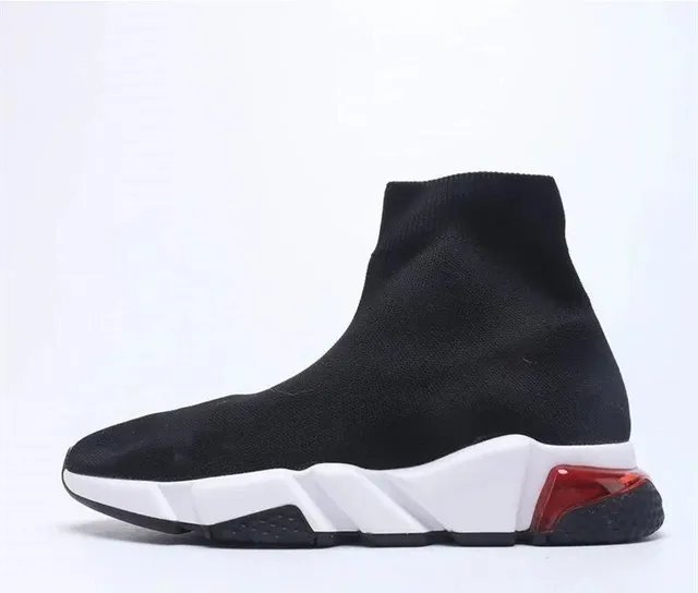 Balenciaga Speed Trainer Black White Red