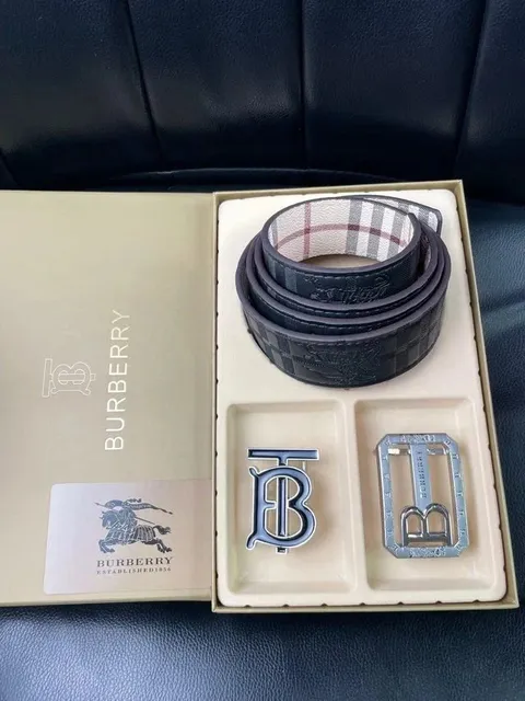 Burberry Reversible Belt Check and Monogram