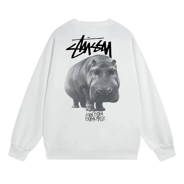 Stüssy Crewneck Sweatshirt Hippo Graphic
