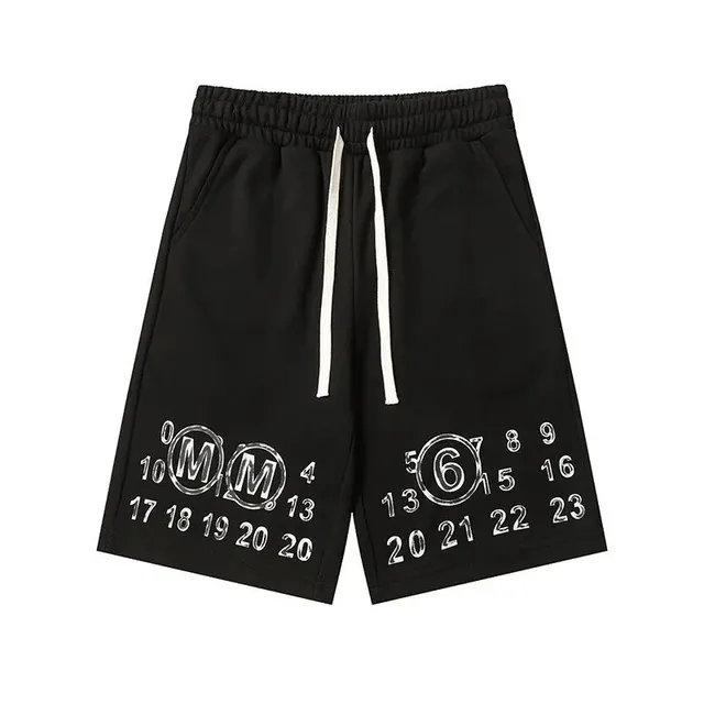 Maison Margiela Numbered Shorts White Print