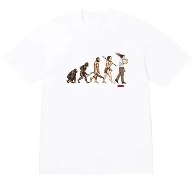 Supreme Evolution Tee Human Evolution Graphic