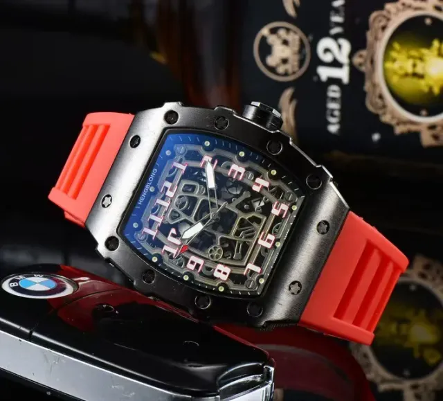 Richard Mille RM 011 Skeletton Dial with Red Accents