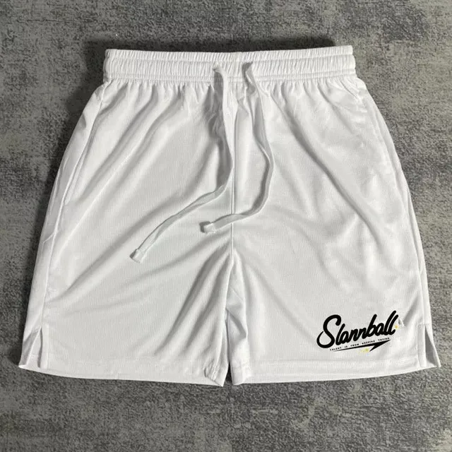 Athletic Shorts Logo Embroidered