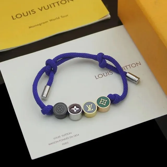 Louis Vuitton Monogram World Tour Bracelet Multi-Color Bead