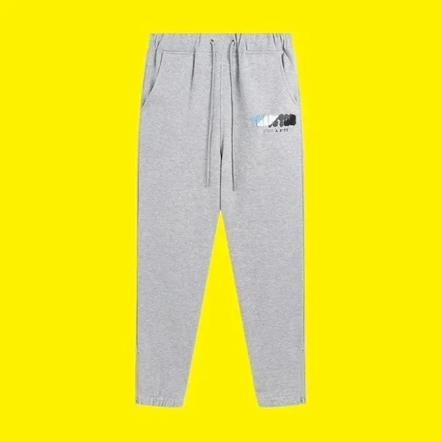 Joggers Heather Grey with Graphic Patch
