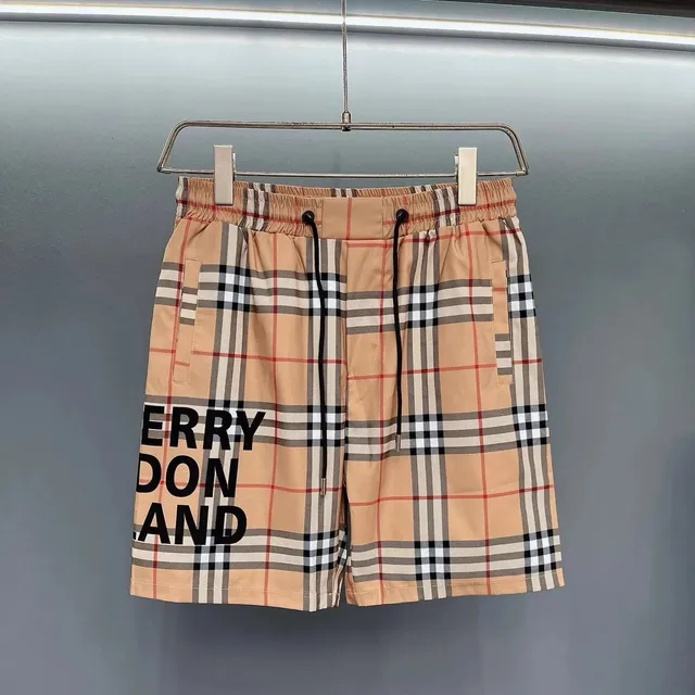 Burberry Check Print Shorts Vintage Check with Logo