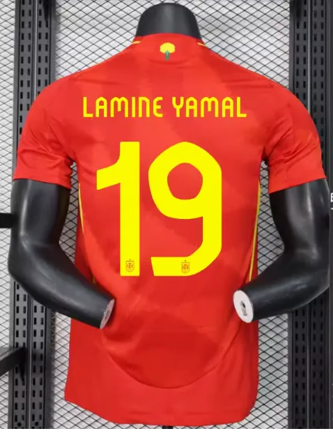 Adidas × Spain National Team Spain Home Jersey Lamine Yamal #19