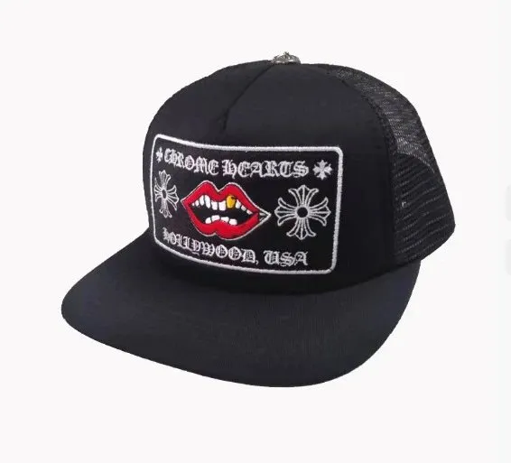 Chrome Hearts Trucker Cap Lips Patch