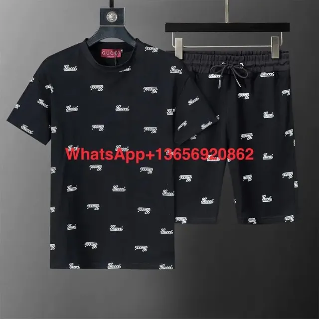 Logo-Print Set All-Over Gucci Script