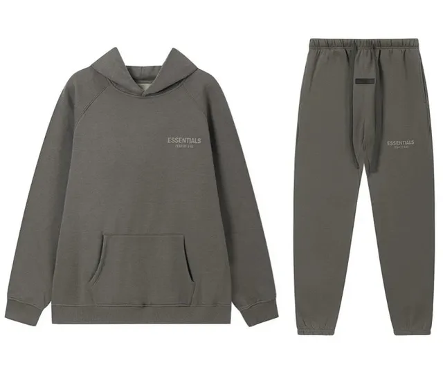 Fear of God Essentials Hoodie and Joggers Set Essentials Logo