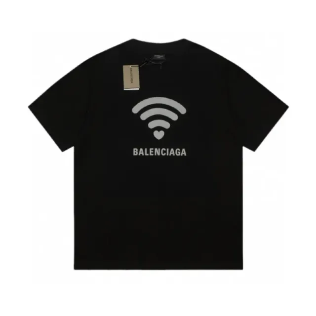 Balenciaga WiFi Logo T-Shirt Heart WiFi