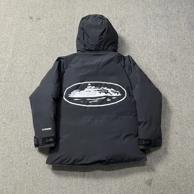 Elitework Puffer Jacket Island Graphic