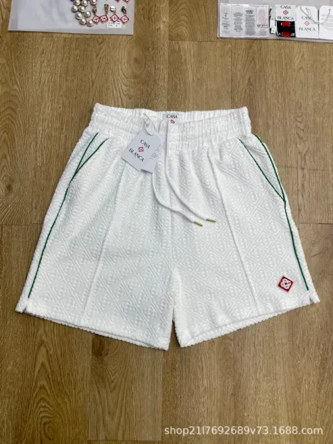 Casablanca Terry Shorts Diamond Quilted