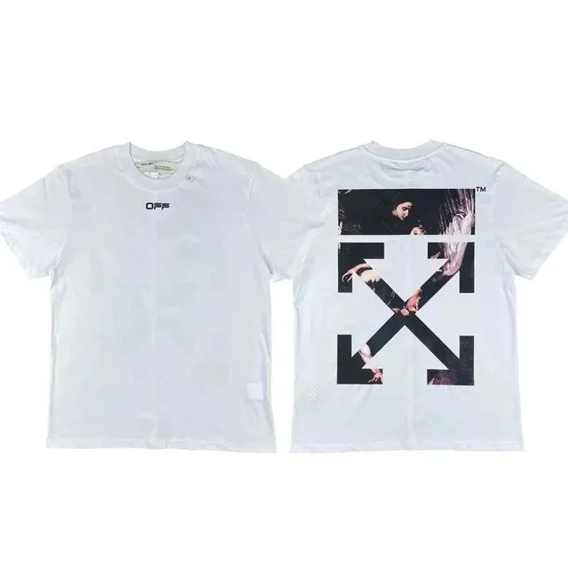 Off-White Arrow Graphic Tee Renaissance Print