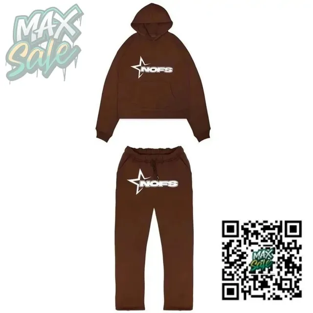 Corteiz Hoodie and Joggers Set Star Logo