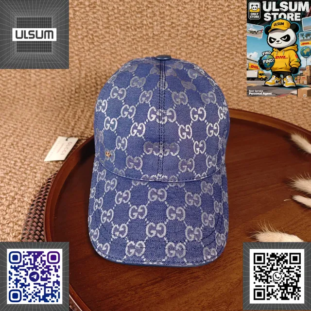 Gucci GG Monogram Cap Denim