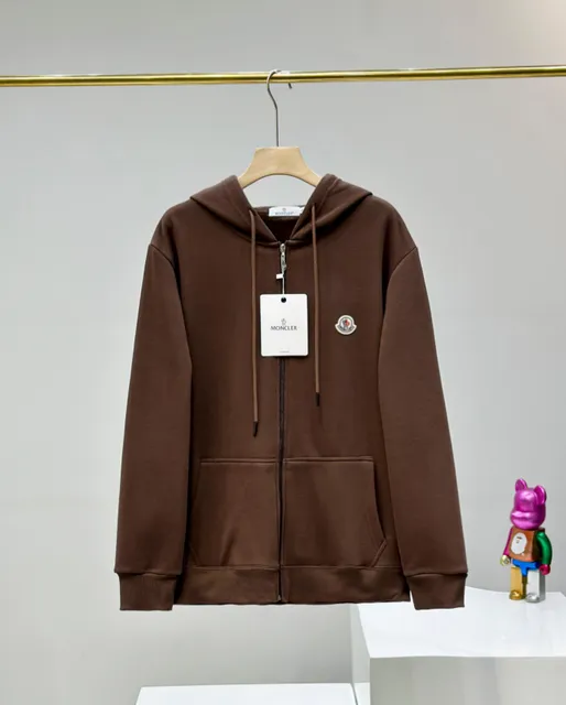Moncler Zip-Up Hoodie Classic Logo