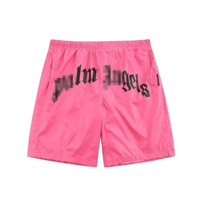 Palm Angels Logo Shorts Gothic Print