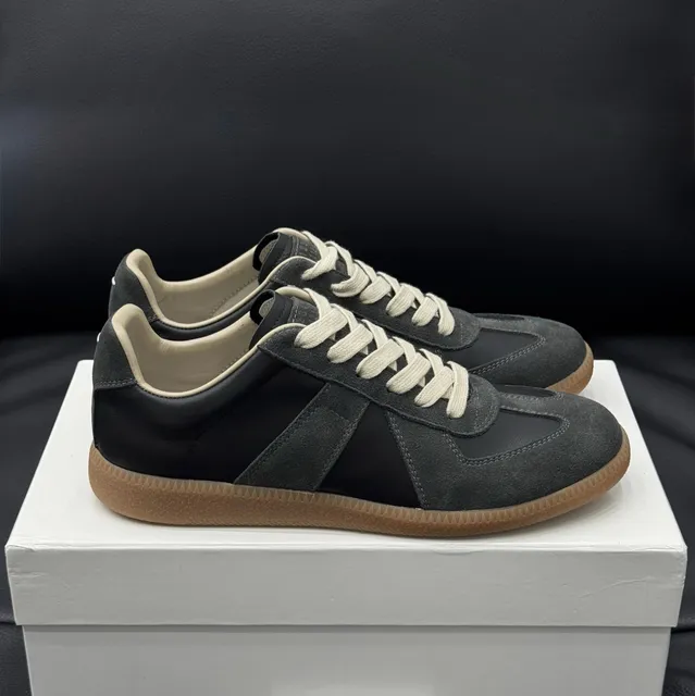 Maison Margiela Future Sneaker Black Grey Suede