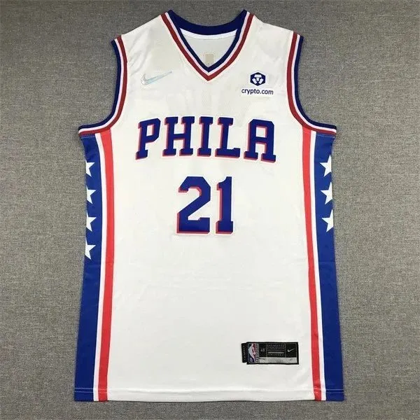 Nike Philadelphia 76ers City Edition Jersey Crypto.com Sponsor