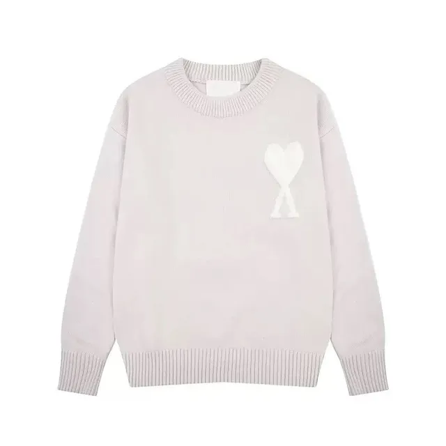 AMI Paris Knit Sweater Heart Logo