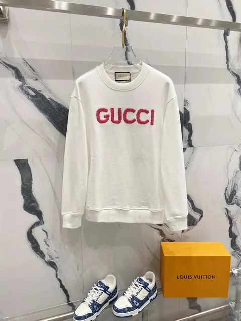 Gucci Crewneck Sweatshirt Embroidered Logo