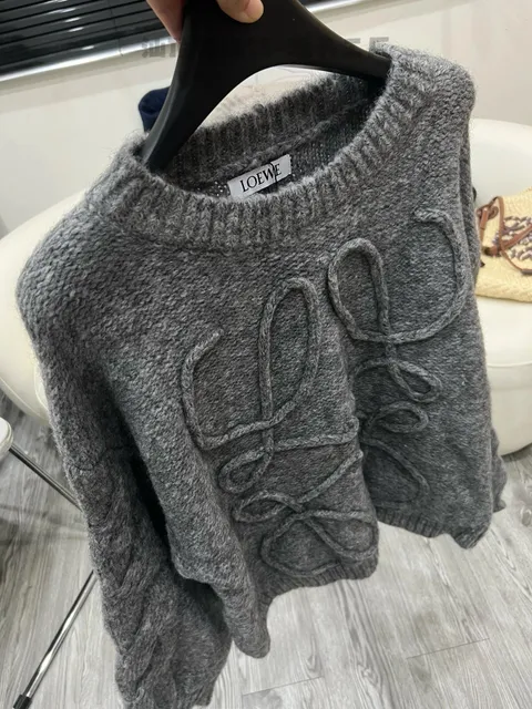 Loewe Knit Sweater Anagram Intarsia