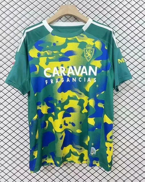 Real Madrid Third Kit Caravan Fragancias Sponsor