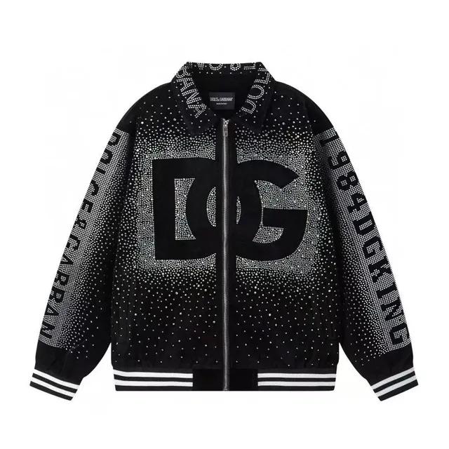 Dolce & Gabbana Crystal-Embellished Bomber Jacket