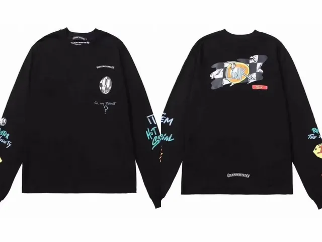 Chrome Hearts Long Sleeve Tee Graphic Print